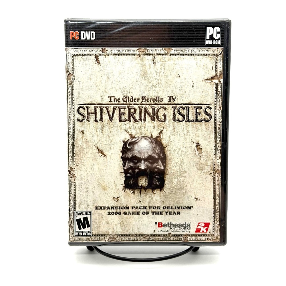 Elder Scrolls IV Shivering Isles PC 2007 New DVD Bethesda New Sealed Expansion